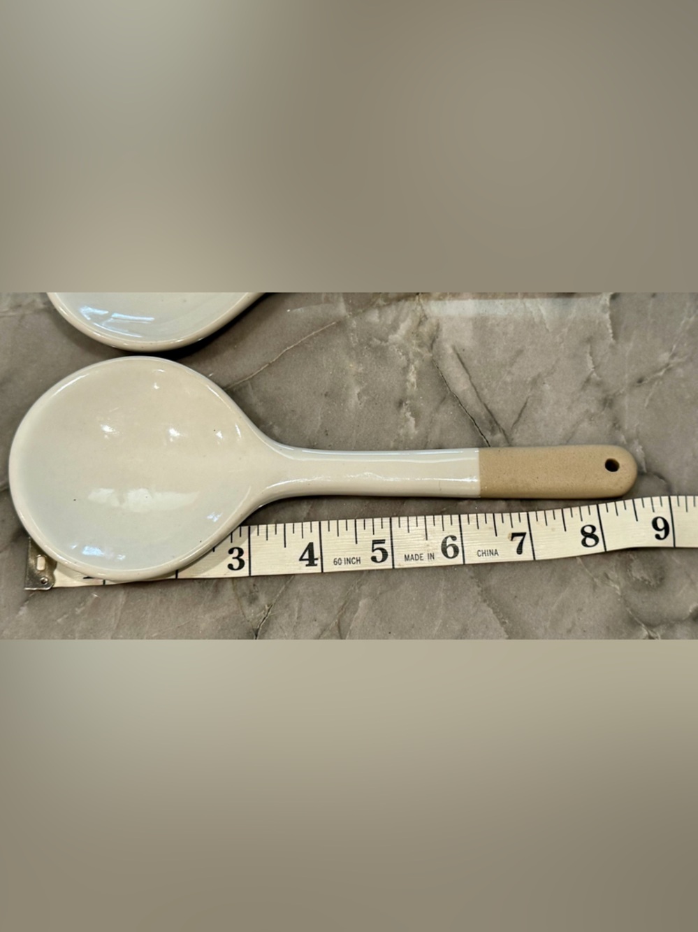 Magnolia Hearth and Hand Stoneware Salad Servers Spoon Set NEW! - Picture 4 of 4